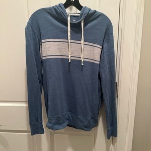 Men’s Faherty Blue Hoodie, small